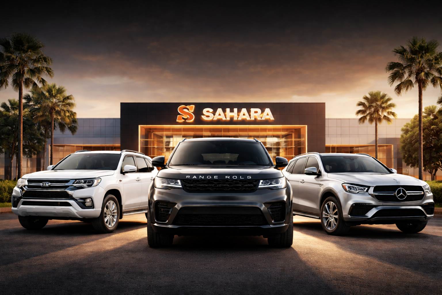 Premium car at Sahara Cars showroom